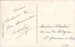 CPA Phantasie-gluckliches Kind feiert