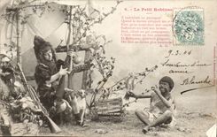 CPA Phantasie kleiner Robinson