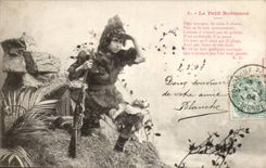 CPA Phantasie-Kind kleiner Robinson