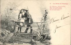 CPA Phantasie-Phantasie-Kindvorfahrt