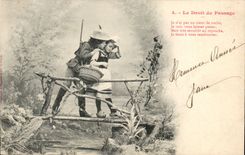 CPA Phantasie-Phantasie-Kindvorfahrt