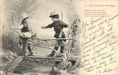 CPA Phantasie-Kindvorfahrt