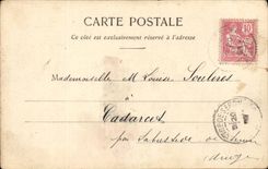 CPA Phantasie-Kind-Ruckkehr der Pilgerfahrt (Bellevue Strasse von Rom)