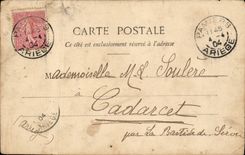 CPA FAntaisie Gendre et belle mere