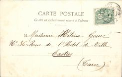 CPA Fantasy Woman New year 1904 (train)