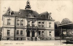 Creil CPA Hotel de ville