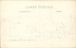 Verberie CPA a street after the bombardment by the Germans