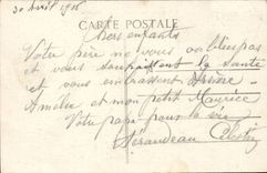 Pont de l' isle Adam on the oise destroys by the French genius