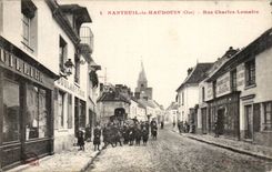 Nanteuil Haudouin CPA Strasse Charles Lemaire