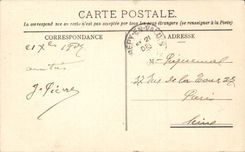 Crepy in Valois CPA Ruins of the church St Thomas