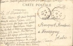 CPA Bahnstation von Senlis nach der Bombardierung durch Deutschen