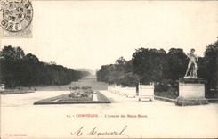 Compiegne CPA die Allee der schonen Einfassungen
