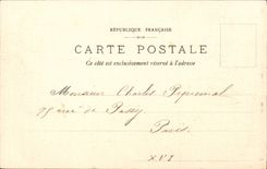 Compiegne CPA die Allee der schonen Einfassungen