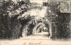 Compiegne CPA der Park die Aufnahmevorrichtung von Napoleon