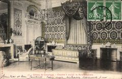 Compiegne CPA das Chambre Schloss muss von Marie Antoinette schlafen