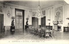 Compiegne CPA das Esszimmer des Schlosses