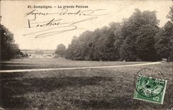 Compiegne CPA der grosse Rasen