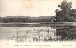 Bohrgerat von Compiegne CPA Teichen des Saint Pierre