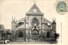 Mouy CPA Vorderansicht der Kirche