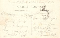 Saint gerade in Fahrbahn CPA gesehenem Innenraum der Zugstation Kais