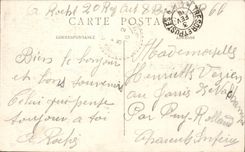 Saint gerade in der Fahrbahn CPA die Strasse von Montdidier