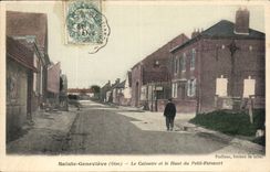 Sainte Genevieve CPA das Martyrium und die Oberseite von kleinem Fercourt