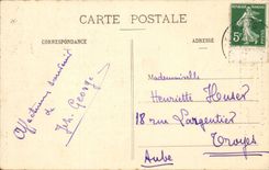 Compiegne CPA Celebrates of Jeanne of arc June 1911 Mr Schlosser banner carried by Miss Adrienne de Baillencourt Courcoul