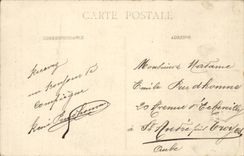 Compiegne CPA Celebrates of Jeanne of arc June 1913 Mr Schlosser banner carried by Miss Alice Dumars