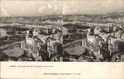 Italien Italien Genua CPA gesehen von S Herr Di CArignano in Richtung zum Hafen