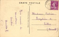 Montbrun lesBains CPA View (sheep)