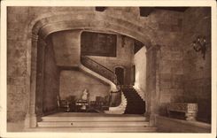 CPA Castle of GRignan the main staircase
