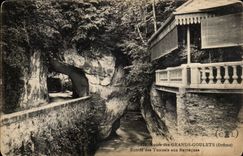 Route des Grands narrow parts CPA Entering of the tunnels to the barraques ones