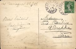 Route des Grands narrow parts CPA Entering of the tunnels to the barraques ones