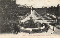 Hervorragender Brunnen und Prachtstrasse Maurice der Wertigkeit-CPA sind als Angestellter tatig