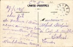 Hervorragender Brunnen und Prachtstrasse Maurice der Wertigkeit-CPA sind als Angestellter tatig