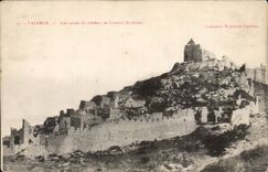 Valence CPA ruins of the castle of CRussol