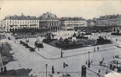 Le Havre CPA der Gambetta Platz