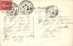 Le Havre CPA die alte Kirche von Graville