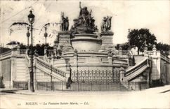 Rouen CPA the fountain Sainte Marie