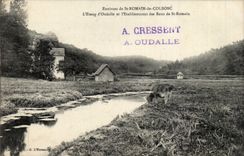Surroundings of Romance St of Colbosc CPA the pond of Oudalle and establishment of water of St Romain
