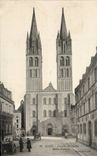 Front Caen-CPA der Kirche Saint-Etienne