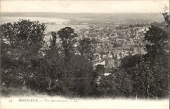 Honfleur CPA Vue panoramique