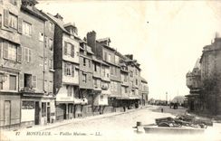 Honfleur CPA Vieilles maisons