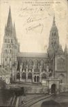 Gesamtabbildung Bayeux-CPA der Kathedrale genommen von altem das eveche
