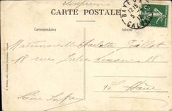 Gesamtabbildung Bayeux-CPA der Kathedrale genommen von altem das eveche