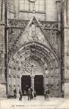 Quimper cPA the large gate of the cathedral