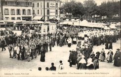 Sainte Anne d' Auray CPA a procession Music of the Small Seminar