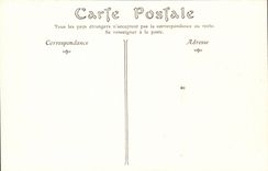 Tapestry of the queen Mathilde Bayeux CPA Harold in market sees a church