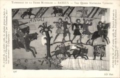 CPA Tapisserie der Konigin Mathilde Bayeux an diesem Tag das 14 Oktober 1066
