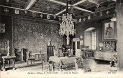 Old Jumieges CPA abbey of Jumieges Room of the museum